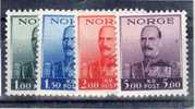 NORVEGE - N°183/6  **  (1937-8) - Ungebraucht