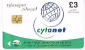 CIPRO (CYPRUS) - CYTA  (CHIP) - 2001 CYTANET -  USED - RIF. 489 - Cyprus