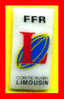 PIN'S RUGBY FFR LIMOUSIN Porcelaine Thosca - Rugby