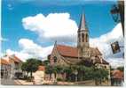 DEP 78 LOUVECIENNES EGLISE  AVEC UN RETROVISSEUR DE RUE - Louveciennes