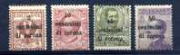 ITALY 1919 Trento-Trieste Overprinted Sassone Cat N° 2-4-8-9  All Of Them MNH ** - Trentino & Triest