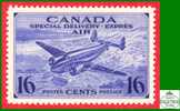 Canada # CE1 Scott - Unitrade - Mint / Neuf - 16 Cents - Air Mail Special Delivery - Poste Aérienne - Entrega Especial/Entrega Inmediata