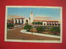 Depot-Train Station --Los Angeles Ca New Union Station  LInen  1940 Cancel --===----ref 184 - Los Angeles