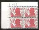 DENMARK BLOCK OF 4**  FROM YEAR 1979   L 433 - Unused Stamps