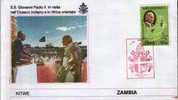 1989 - IL PAPA NELLO ZAMBIA - Zambia (1965-...)