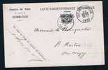 Belgique Lettre 1897 Carte Correspondance Càd GEMBLOUX + Au Dos Cachet Electoral De SAINT-MARTIN/ 24 DEC 97 - Andere & Zonder Classificatie