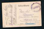 Belgique Lettre 1916 Feldpostkarte Avec Cachet "Festungs-lazaerth/ Briefstempel/Antwerpen - Autres & Non Classés