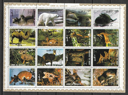 Umm Al Quwain 1972 MiNr. 1130 - 1145  Umm Al-Kaiwain   ANIMALS II MAMMALS 16v MNH** 8,00 € - Bären