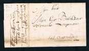 Belgique Precurseur 1716 Lettre Datee De NANTES Acheminee Vers Ostende Avc Manuscrit Pr Adresse Door Mij Ostende 4maij - 1714-1794 (Pays-Bas Autrichiens)