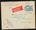 Belgique Lettre 1950 Lettre Expres Affr N°772 Càd AUVELAIS - Brieven En Documenten