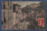 ALGERIE SKIKDA - CP ANIMEE PHILIPPEVILLE - LA RUE D'AUSTERLITZ - COLLECTION C. MATTARESE N° 11 - CIRCULEE EN 1914 - Skikda (Philippeville)