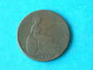1822 - FARTHING / KM 677 ( For Grade, Please See Photo ) ! - B. 1 Farthing