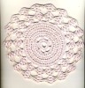 Crochet Napperon Coton Fait Au Crochet Main  21 Cm  BE - Altri & Non Classificati