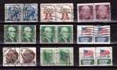 Small Lot Of Stamps Pairs, United States Used - Bandes & Multiples