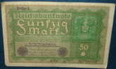 REICHSBANKNOTE.50 Mark.etat Correct - 50 Mark