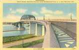 USA – United States – Peace Bridge Crossing Niagara River Between Buffalo N.Y And Fort Erie 1940 Used Postcard [P3359] - Buffalo