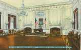 USA – United States – East Room, Declaration Chamber, Independence Hall, Philadelphia  Unused Linen Postcard [P3389] - Philadelphia