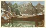Canada – Moraine Lake And Valley Of The Ten Peaks, Alberta, Canada 1952 Used Postcard [P3390] - Other & Unclassified