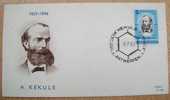 1966 BELGIUM FDC KEKULE BENZEN FORMULA CHEMISTRY - Chimica