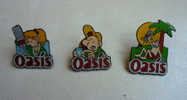3 PIN'S OASIS MARGERIN MANU RICKY LUCIEN - Pin's