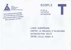 France - Enveloppe Réponse T Ecopli - Ligue Européenne Contre La Maladie D´Alzheimer. - Cards/T Return Covers