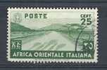 1938 AOI USATO SOGGETTI DIVERSI 25 CENT - RR8457 - Africa Orientale Italiana