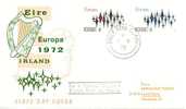 IRELAND  EUROPA CEPT 1972  FDC - 1972