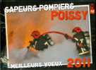 Calendrier 2011 Des Sapeurs-Pompiers De Poissy (78, Yvelines), 16 Pages (21 Cm X 30 Cm) TBE - Other & Unclassified