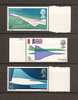 UNITED KINGDOM REINO UNIDO GROßBRITANNIEN CONCORDE (01-054) 1969 / MNH / 581 - 583 - Unused Stamps