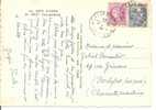 N Y&t  718A+679 CP  NICE Vers ROCHEFORT/MER  Le 25 SEPTEMBRE 1947 - Cartas & Documentos