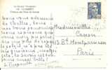 N Y&t  719B  CP CAD DAGUIN  CHALLES LES EAUX Vers PARIS Le 25 AOUT 1948 - Storia Postale