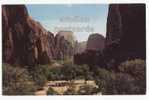 TEMPLE Of SINAWAVA- ZION NATIONAL PARK Vintage Postcard C1960s-1970s UTAH UT - Zion