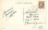 N Y&t  681 AUVILLARS Vers PARIS Le 04 JUILLET 1947 - Covers & Documents