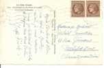 N Y&t  681 X2 MENTON  Vers ROCHEFORT/MER Le 28 AOUT 1947 - Cartas & Documentos