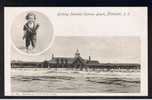 RB 721 - Early Postcard - Bathing Pavilion Eastons Beach - Newport Rhode Island USA - Newport