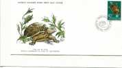 Liechtenstein 1976. Emys Orbicularis. Tortue. Tortoise. Turtle. Europese Moerasschildpad. Schildpad.FDC WWF. Good. New! - Turtles