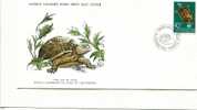 Liechtenstein 1976. Emys Orbicularis. Tortue. Tortoise. Turtle. Europese Moerasschildpad. Schildpad.FDC WWF. Good. New! - Tortues