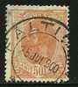 ● ROMANIA 1900  - CARLO 1° - N. 121 Usato Fil. F. D'a.  - Cat. ? € - Lotto N. 1788 - Usati