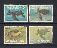 Malaysia 1990 MiNr. 436 - 439 Marine Life # III Turtles 4v MNH**  9,00 € - Turtles