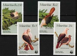 Mauritius 1985 Mi.No. 609 - 612   Birds Pink Pigeon 4v MNH** 50,00 € - Tauben & Flughühner