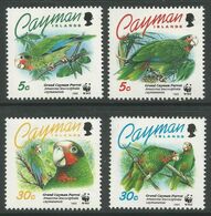 Cayman Islands 1993 MiNr. 690 - 693  Kaiman WWF Birds Parrots Grand Cayman Amazon 4v MNH** 8,00 € - Perroquets & Tropicaux
