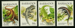 Barbados 1988 MiNr. 697 - 700 Reptiles 4v MNH** 20,00 € - Schlangen