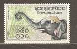 LAOS 1958 - ELEPHANT 0.20  - MH MINT HINGED - Elefanten