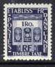 Inde Taxe  N° 28  XX  1 R. Bleu-violet  TB - Nuevos