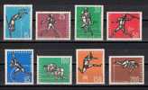 Yugoslavia 1962. European Athletic Championship MNH Complete Set Mi.1016/23 - Nuovi