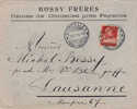 No 126 1 Sur Lettre Oblitérée Corcelles Le 18.12.1914 // Cote : 200.- - Plaatfouten