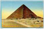 EGYPT  -  The Pyramid Of Cheops , Giza  - La Pyramide De Cheops à Guizeh - - Piramidi