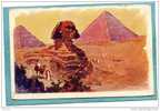 LE SPHYNX  ET  LES  PYRAMIDES  - - Sfinge