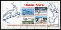 Samoa 1977 Lindbergh's Transatlantic Flight Anniversary Souvenir Sheet MNH - Samoa