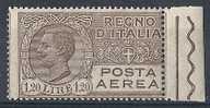 1926-28 REGNO POSTA AEREA 1,20 £ MNH ** - RR8547 - Poste Aérienne